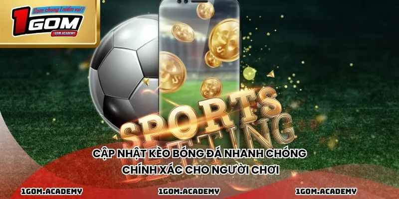 Cập nhật kèo bóng đá nhanh chóng chính xác cho người chơi